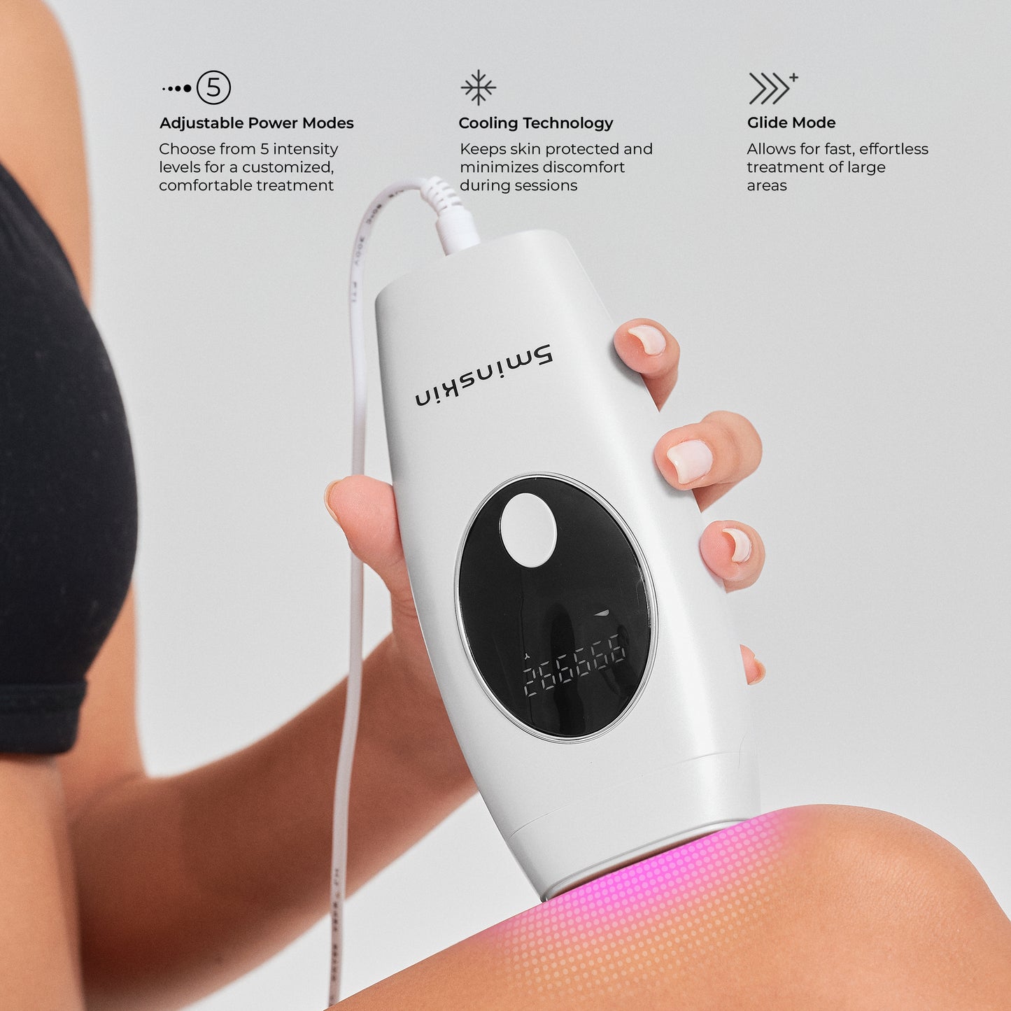 5MINSKIN AT-HOME LASER HAIR REMOVAL HANDSET - 50% OFF END OF SEASON  SALE