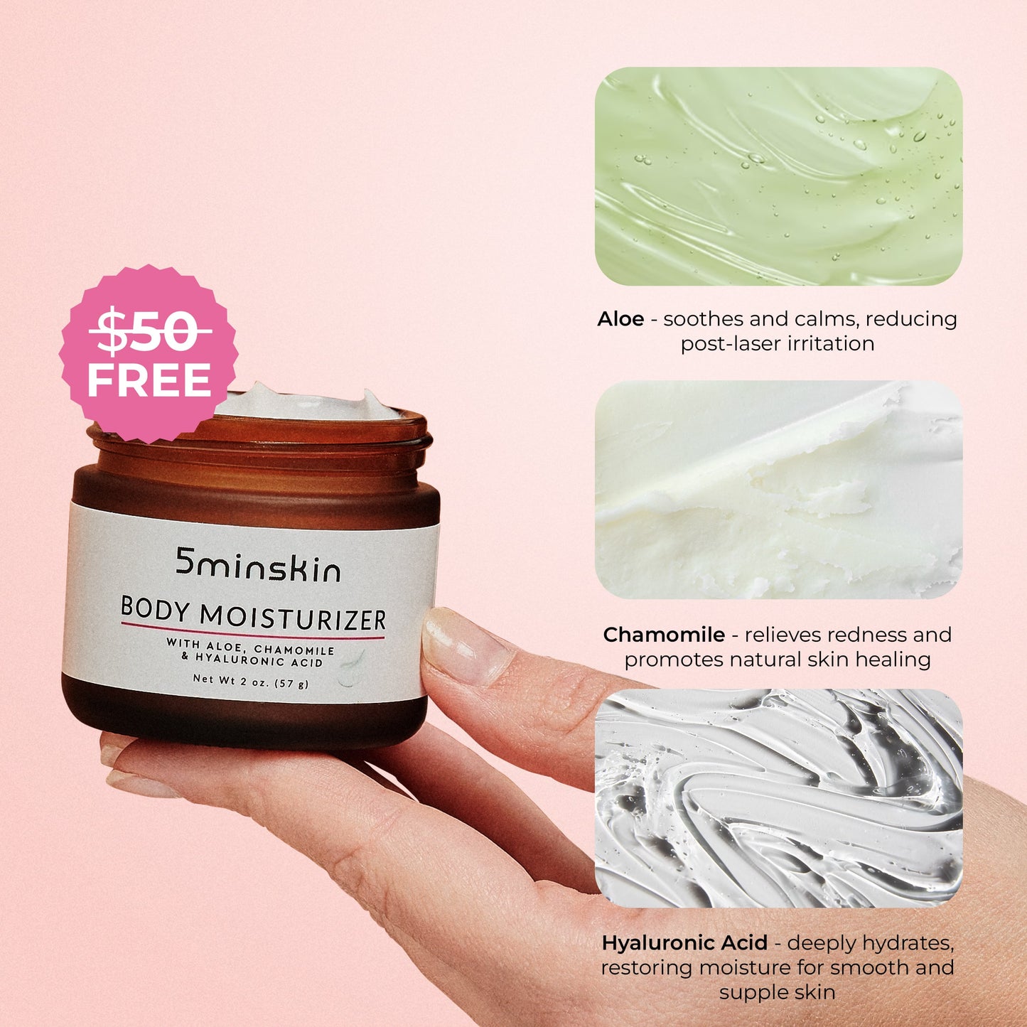 5MINSKIN AT-HOME LASER HAIR REMOVAL HANDSET - 50% OFF MOTHER'S DAY SALE + 4 FREE GIFTS (WORTH $150)